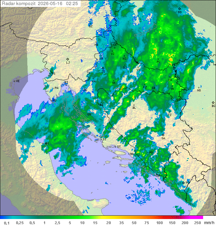 Meteo radar Hrvatska