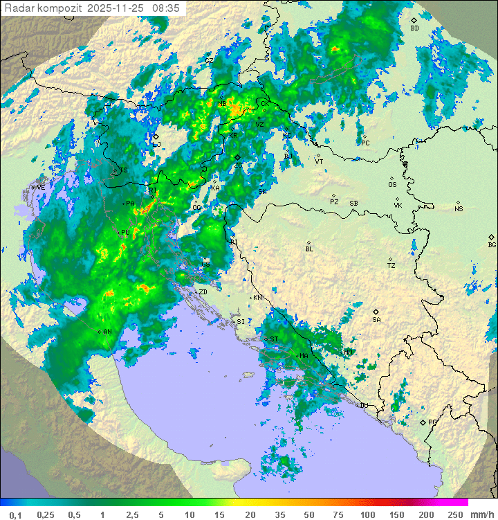 Meteo radar Hrvatska
