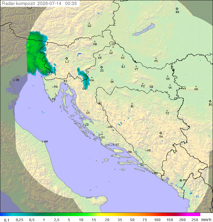 Meteo radar Hrvatska