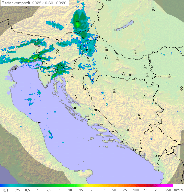 Meteo radar Hrvatska Meteo radar Hrvatska