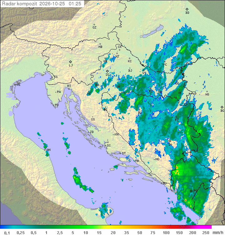 Meteo radar Hrvatska