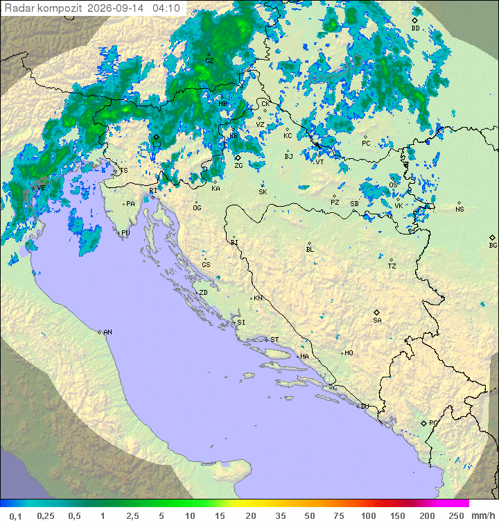 Meteo radar Hrvatska