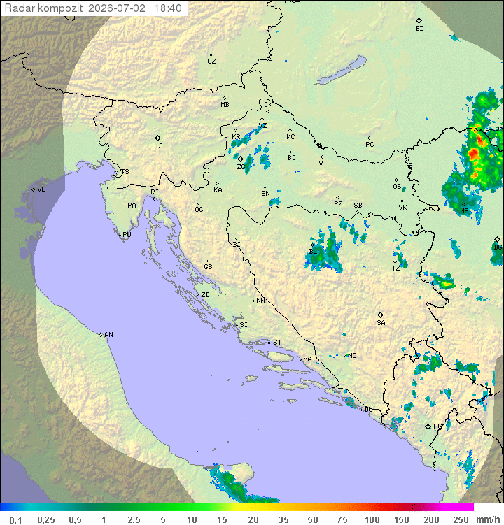 Meteo radar Hrvatska