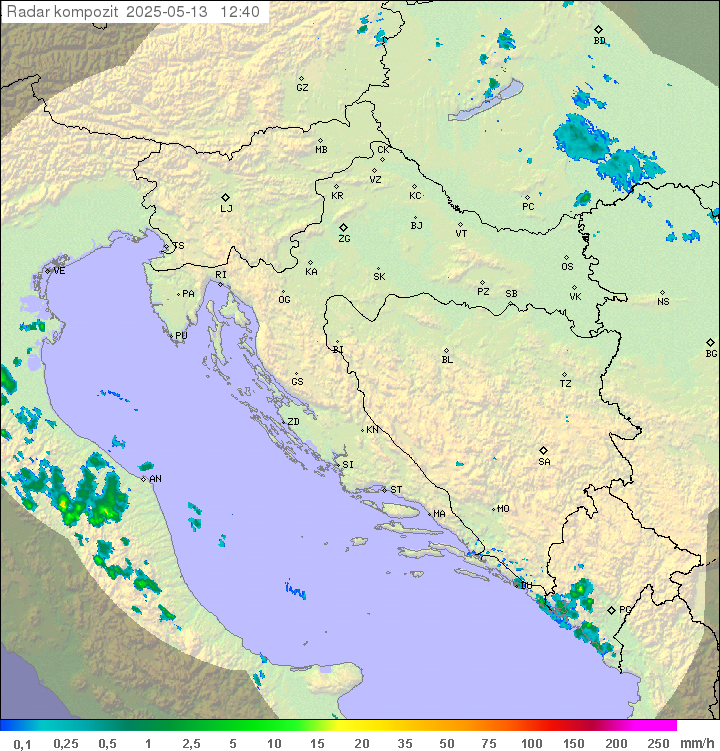 Padavine Hrvaška