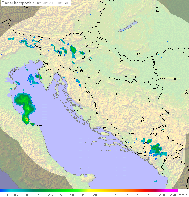 Padavine Hrvaška