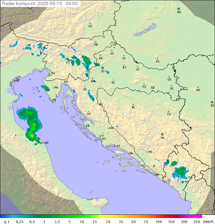 Padavine Hrvaška