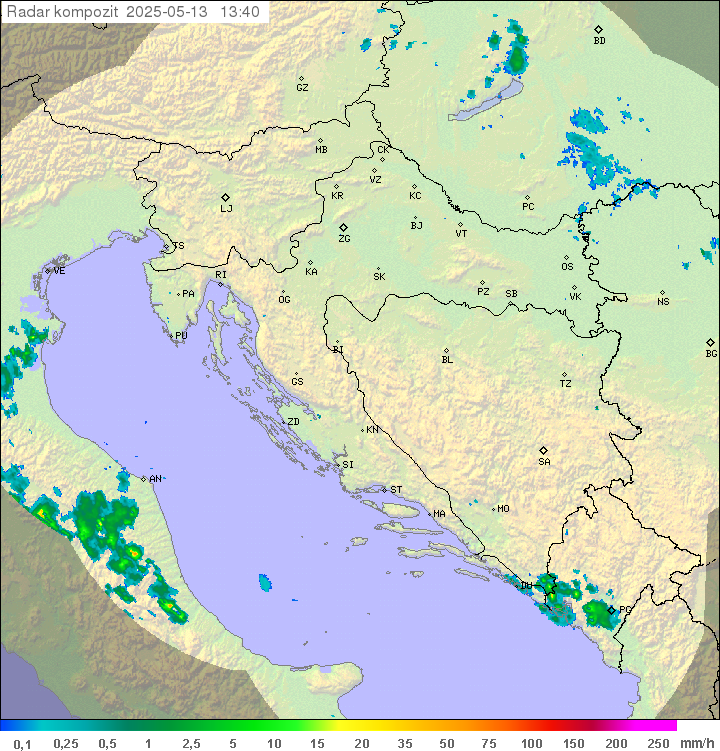 Padavine Hrvaška