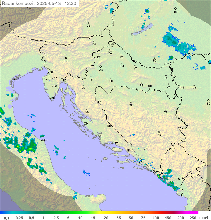 Padavine Hrvaška