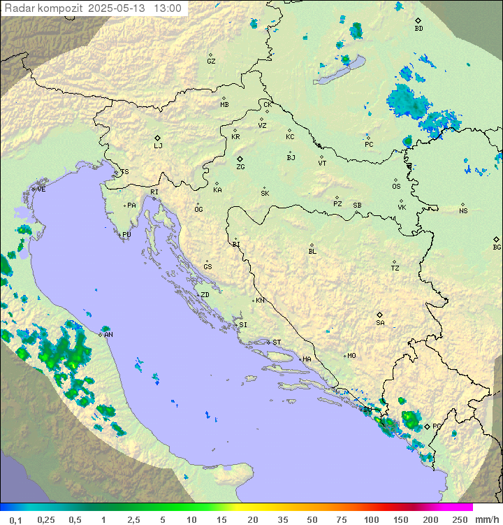 Padavine Hrvaška