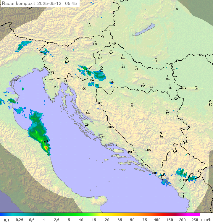 Padavine Hrvaška
