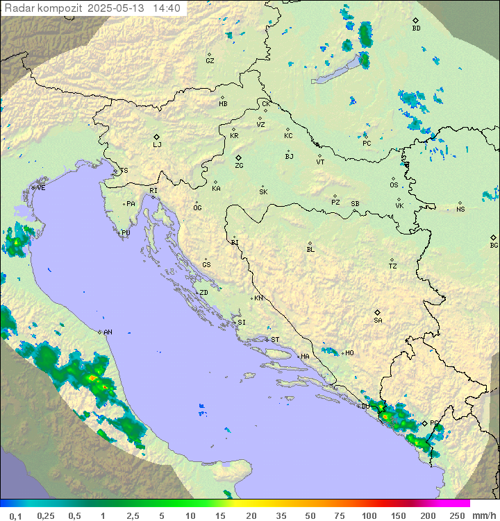 Padavine Hrvaška