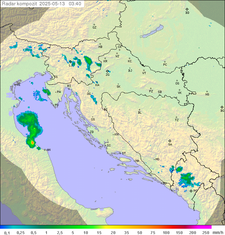Padavine Hrvaška