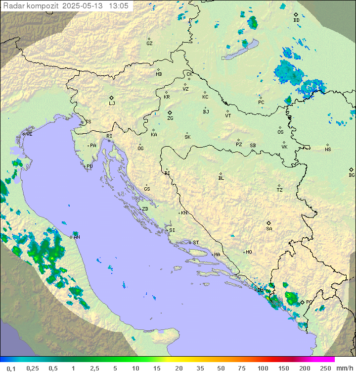 Padavine Hrvaška