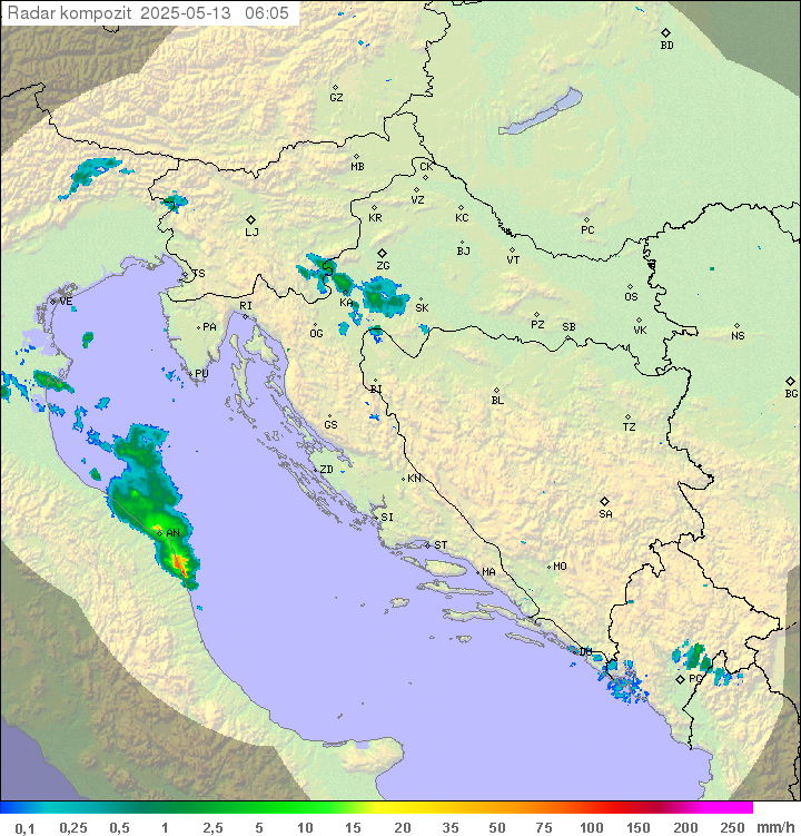 Padavine Hrvaška