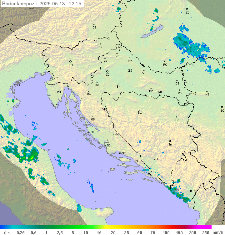 Padavine Hrvaška