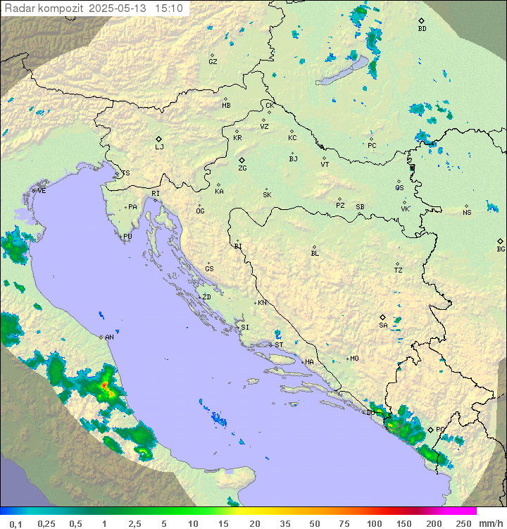 Padavine Hrvaška