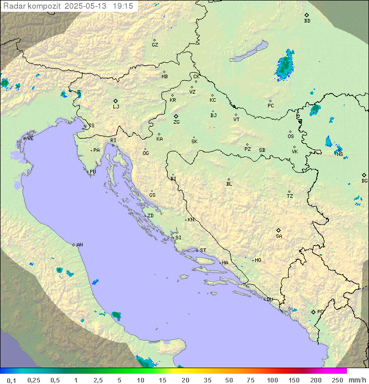 Padavine Hrvaška