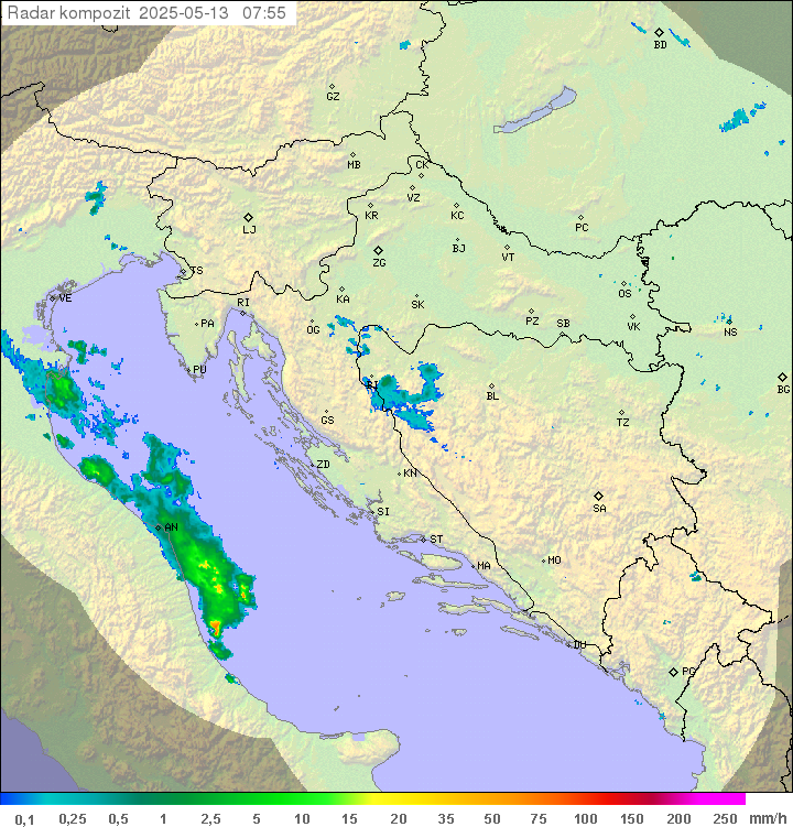 Padavine Hrvaška