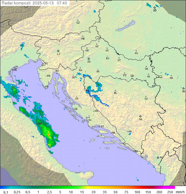 Padavine Hrvaška