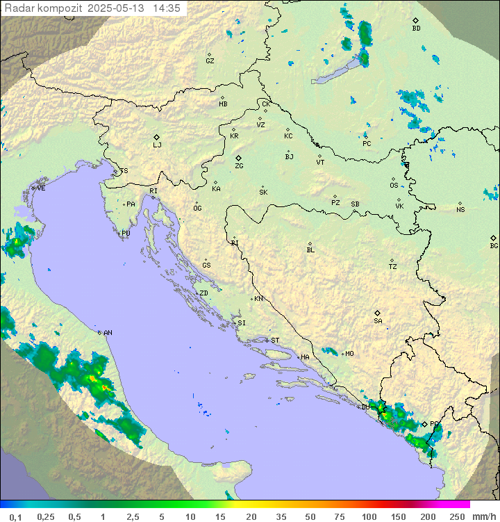 Padavine Hrvaška
