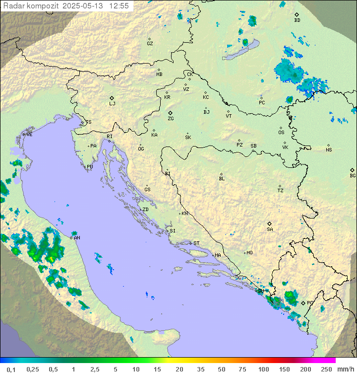 Padavine Hrvaška