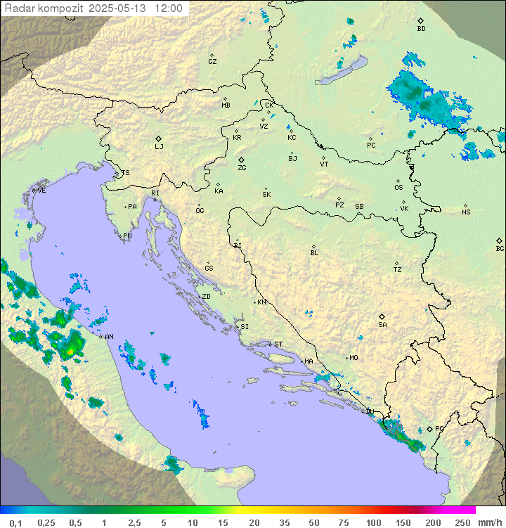 Padavine Hrvaška