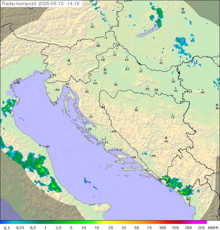 Padavine Hrvaška