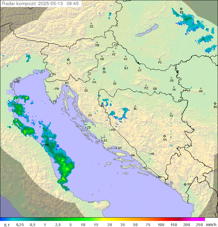 Padavine Hrvaška
