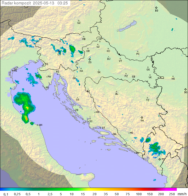 Padavine Hrvaška