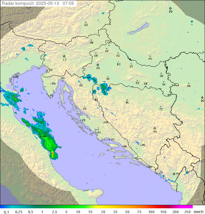 Padavine Hrvaška