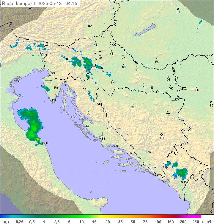 Padavine Hrvaška