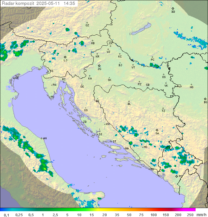 Padavine Hrvaška