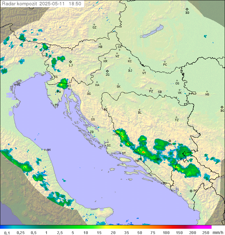 Padavine Hrvaška