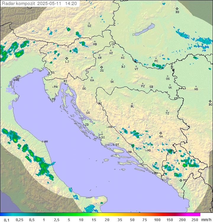 Padavine Hrvaška