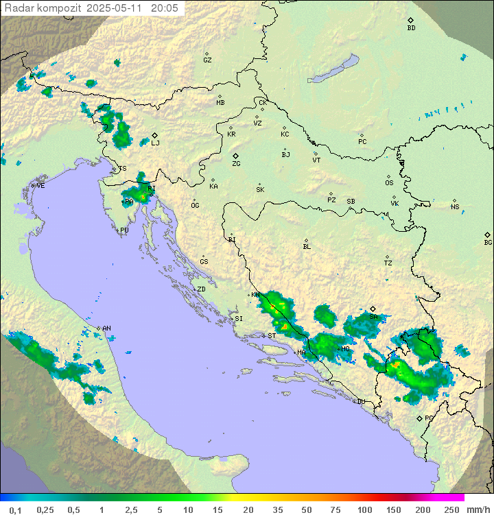 Padavine Hrvaška