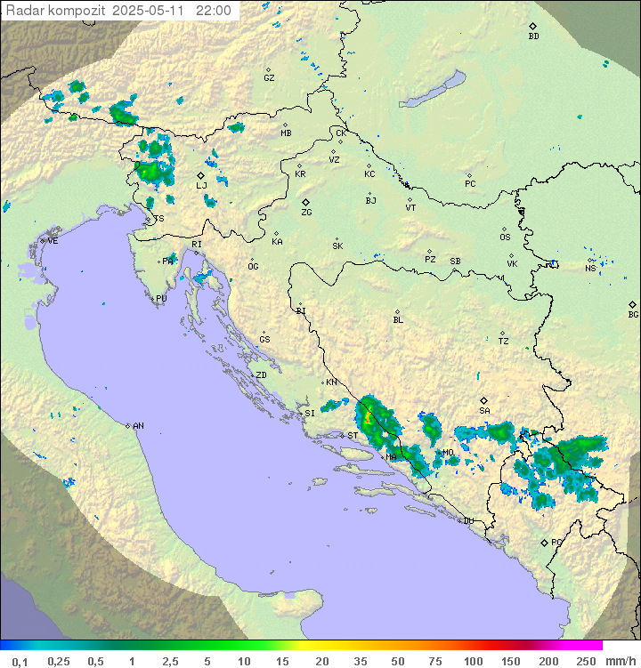 Padavine Hrvaška
