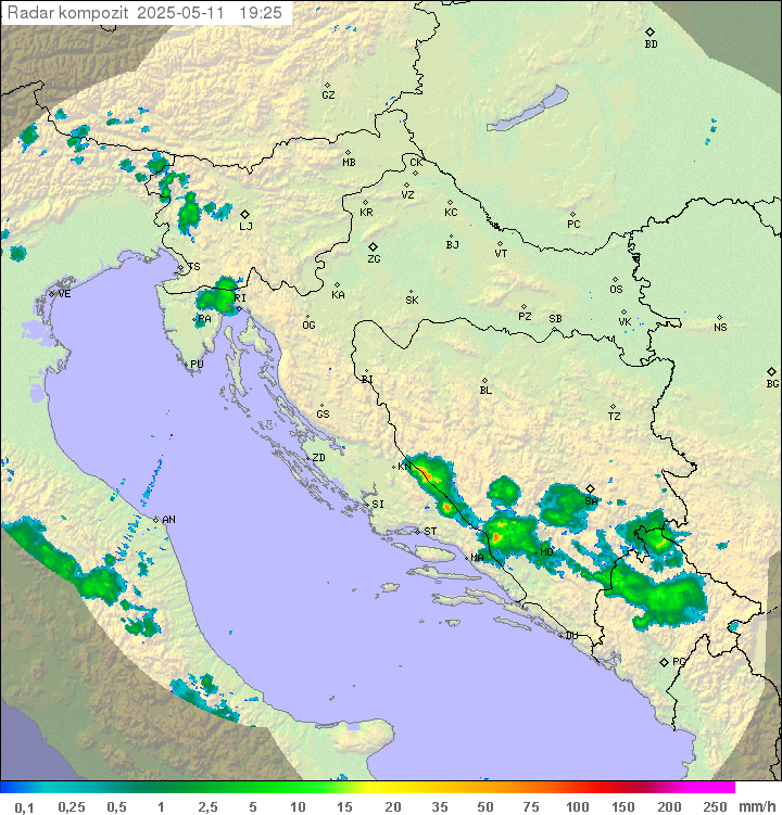 Padavine Hrvaška