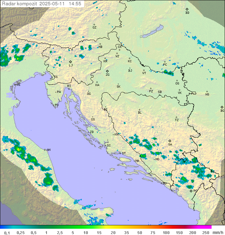 Padavine Hrvaška