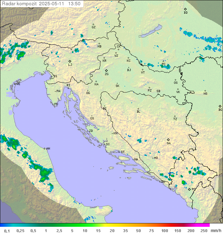 Padavine Hrvaška