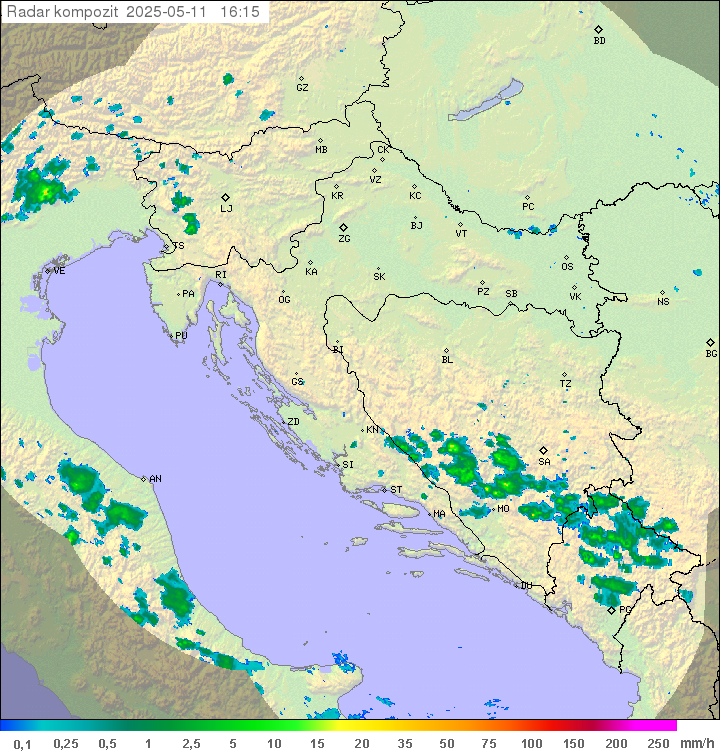 Padavine Hrvaška