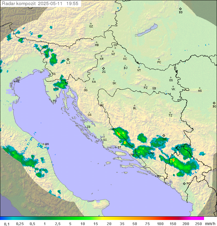 Padavine Hrvaška