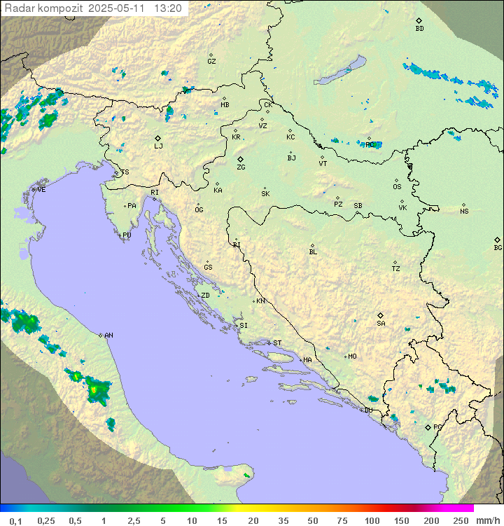 Padavine Hrvaška