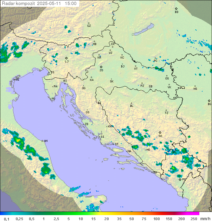 Padavine Hrvaška