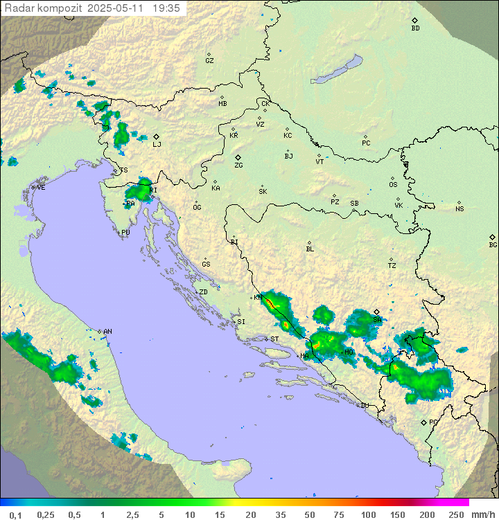 Padavine Hrvaška