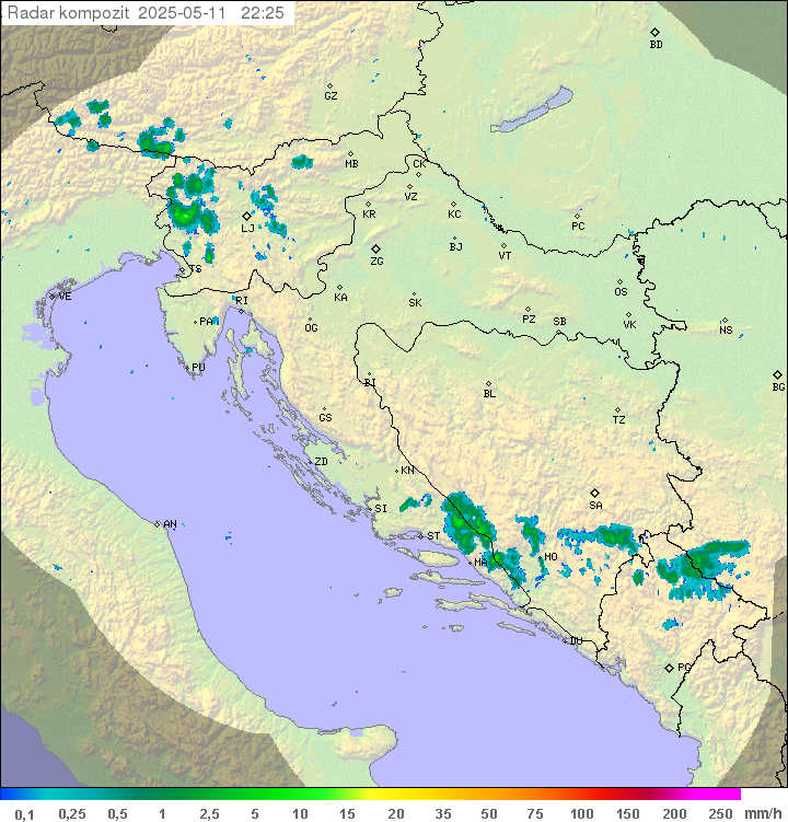Padavine Hrvaška