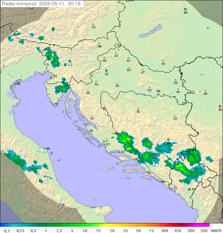 Padavine Hrvaška