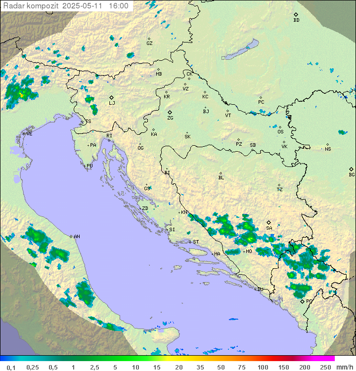 Padavine Hrvaška