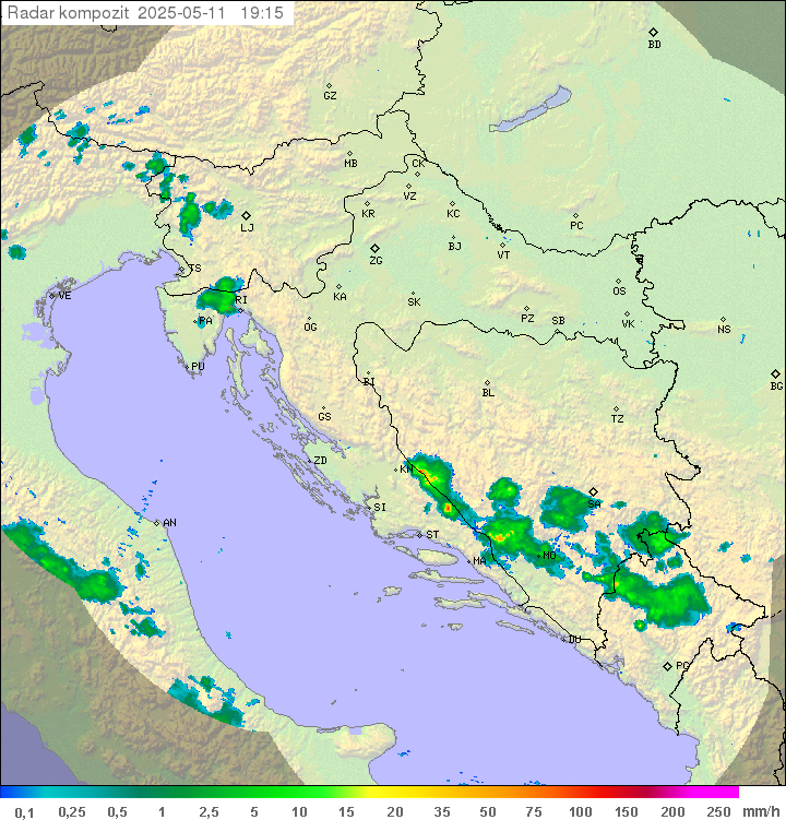 Padavine Hrvaška