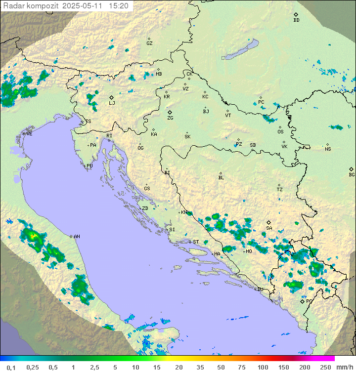 Padavine Hrvaška