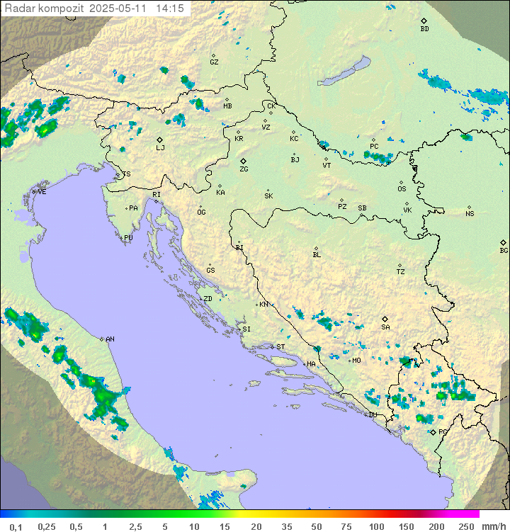 Padavine Hrvaška